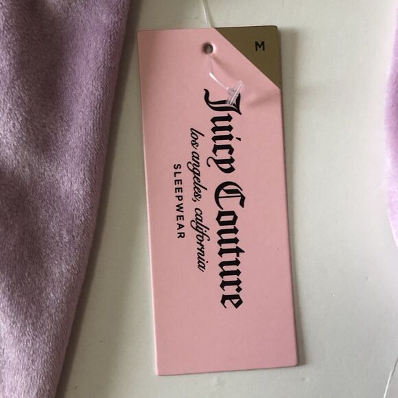 Juicy Couture Sleepwear Women’s Pajama Button Up Top L/S Mauve Muse Medium NWT - Picture 9 of 12